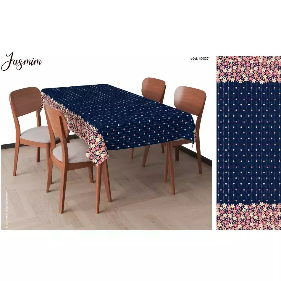 Toalha Plástica de Mesa Térmica 4 lugares / 1,50m x 1,40m