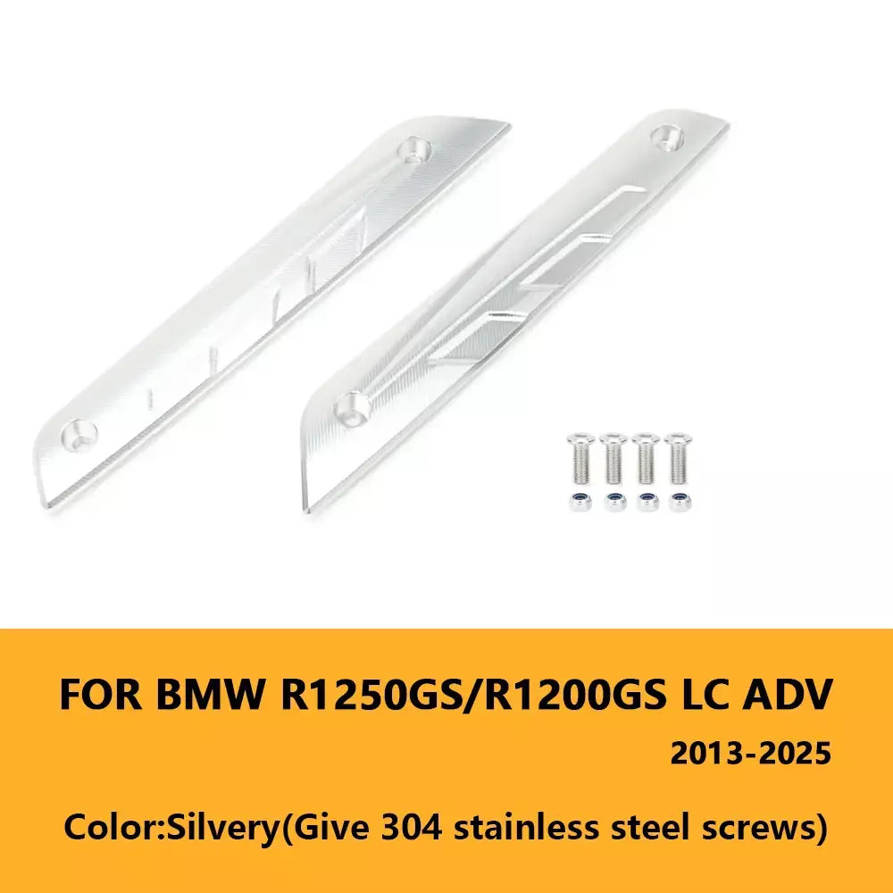 Kit de suporte de tira pára-brisas r 1200 1250 gs aventura 2013-2025 motocicleta pára-brisa guarnição de alumínio para bmw r1200gs r1250gs adv