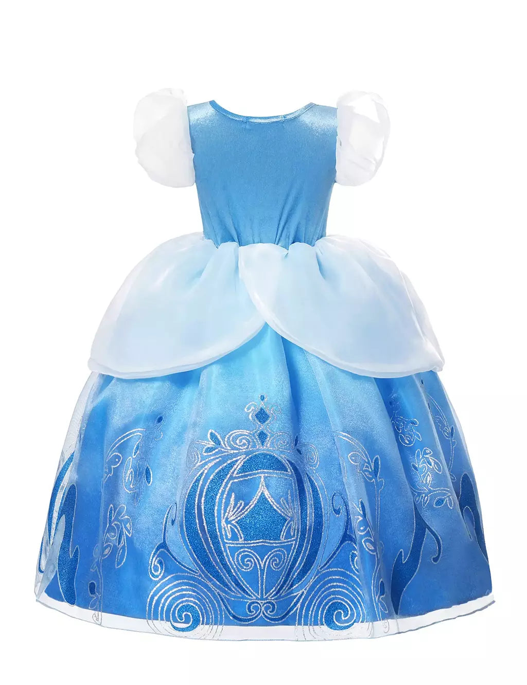 Crianças cosplay traje menina verão pageant lantejoulas fantasia crianças cinderela carnaval roupas princesa vestido de aniversário 3-10 ano