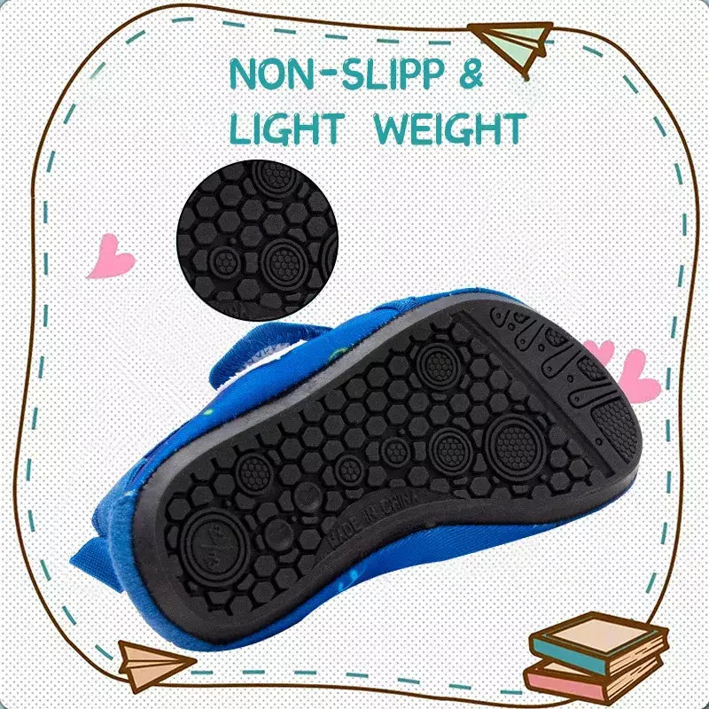 2024 novas crianças sapatos de praia meias de água meninos e meninas casa sapatos do bebê meias interiores dos desenhos animados unicórnio crianças chinelos