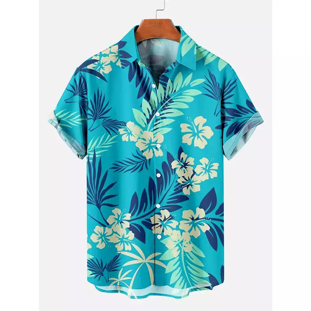 Homens e mulheres estampa em 3D camisas de praia havaianas, GTA, Vice City, moda casual, streetwear, camisa de manga curta, tops, blusa, homem roupas, novo