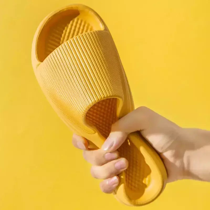 Chinelos macios leves EVA sola para casa para homens e mulheres, chinelo antiderrapante para banheiro, chinelo interno casual, sandália de praia, flip-flops de moda