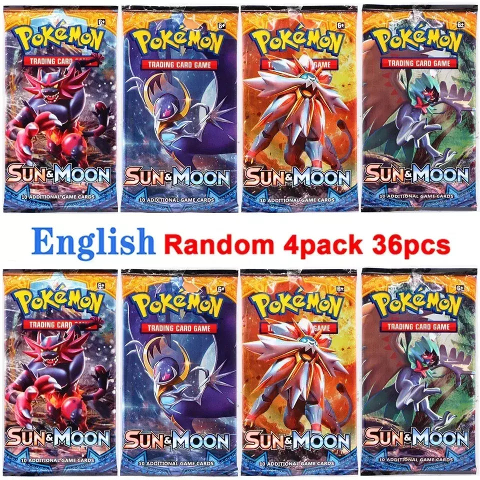 Novo 36/40 pçs caixa pokemon cartão escarlate & violeta evoluções prismáticas inglês impulsionador batalha carte negociação cartões de coleção presentes