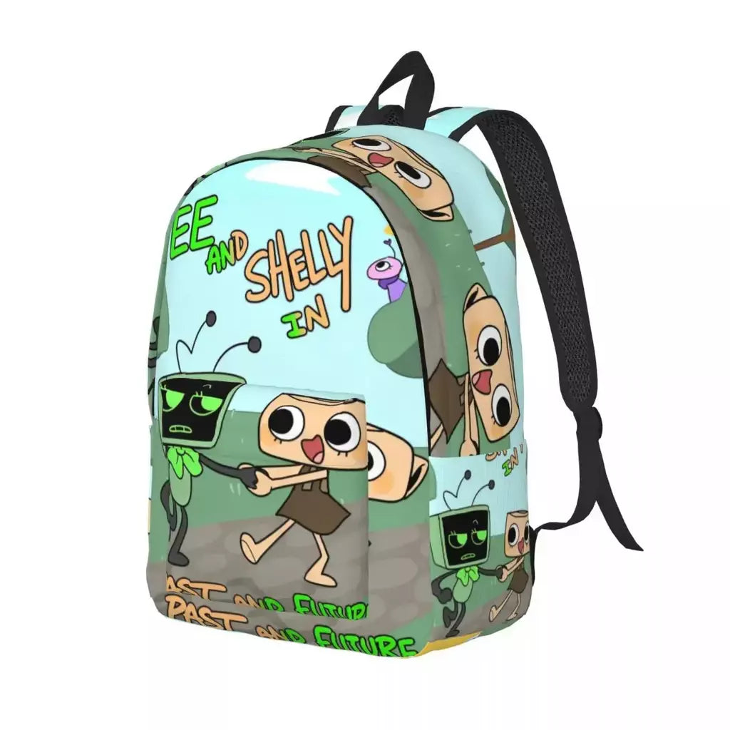 Mochila fofa Dandys World para homens e mulheres, legal, estudante, trabalho, mochila, jogo, laptop, bolsa de ombro ao ar livre