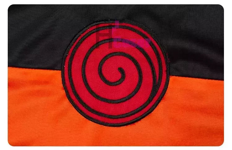 Anime uzumaki cosplay traje ninja adulto versão capa calças superiores saco de perna unisex jaqueta manto dia das bruxas natal presente de ano novo