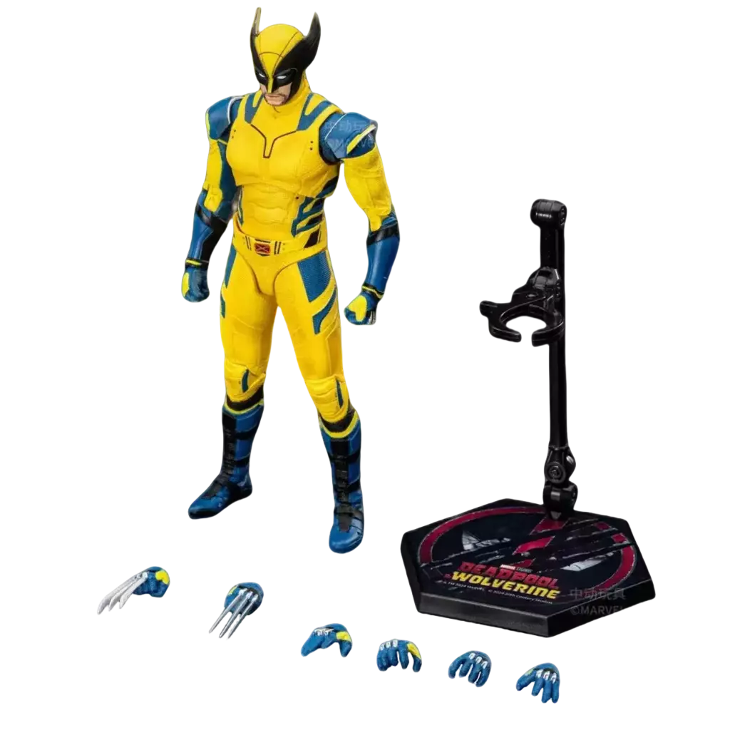 ZD Toys Deadpool & Wolverine Figuras de ação Deadpool Caixa Wolverine Coleção Figuras de ação para adultos Brinquedo infantil