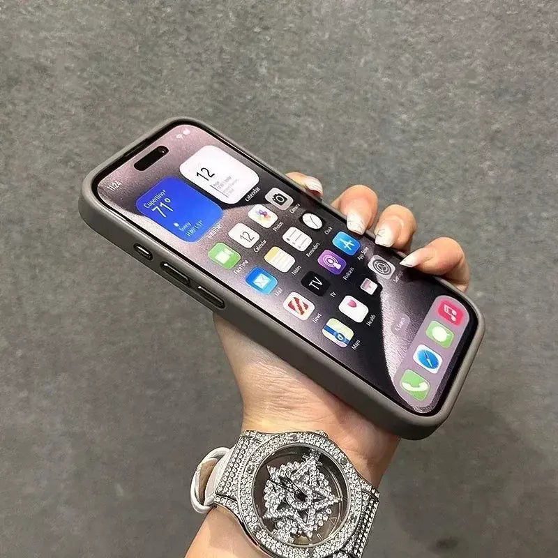 Luxo magnético à prova de choque caso telefone para iphone 16 15 14 13 12 11 17 pro max para magsafe funda suporte lente vidro protetor capa