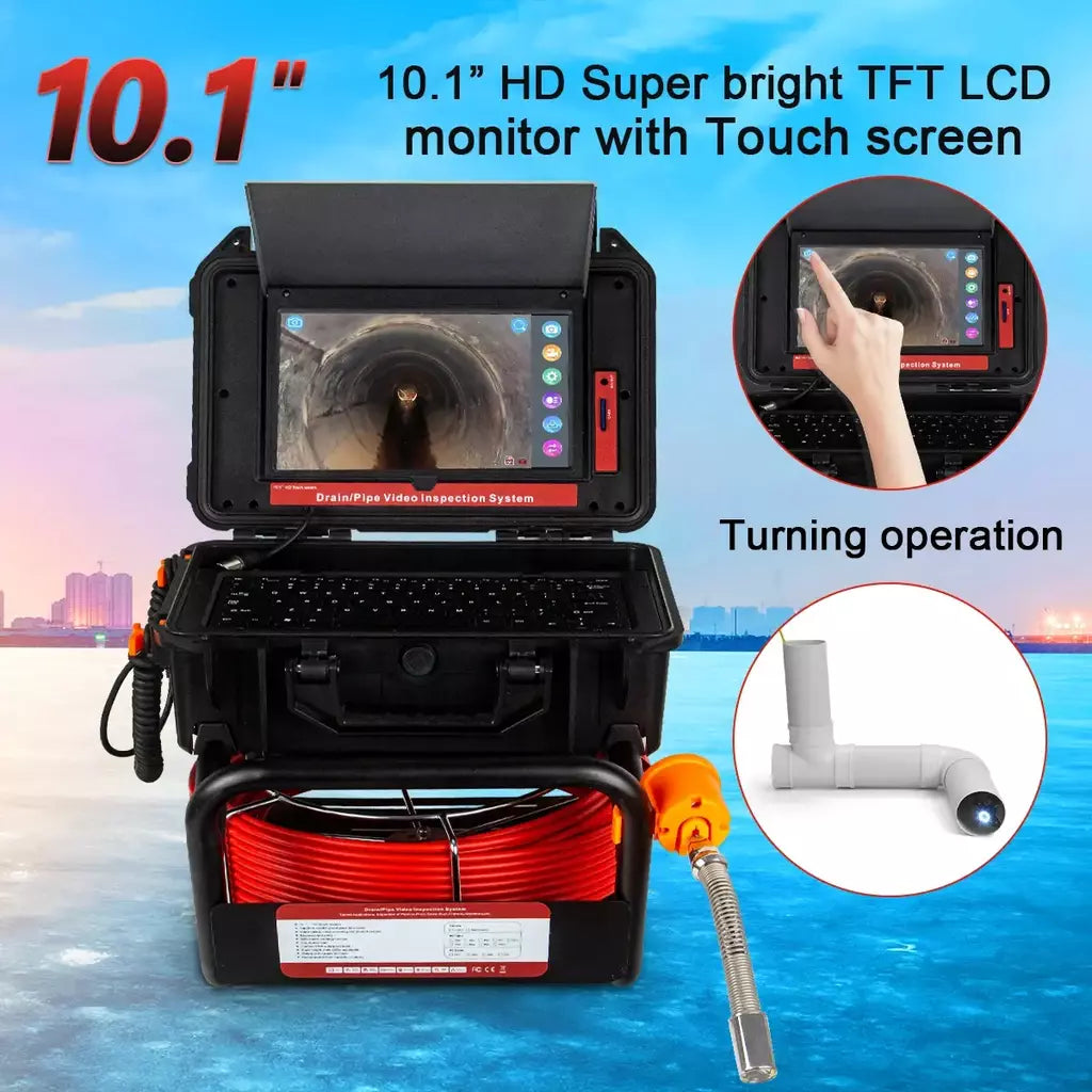 512Hz Transmissor Sonde para Pipeline Localização Endoscópio Imagem Auto-Nivelamento DVR,SYANSPAN 23mm Drain Pipe Inspection Camera IP68