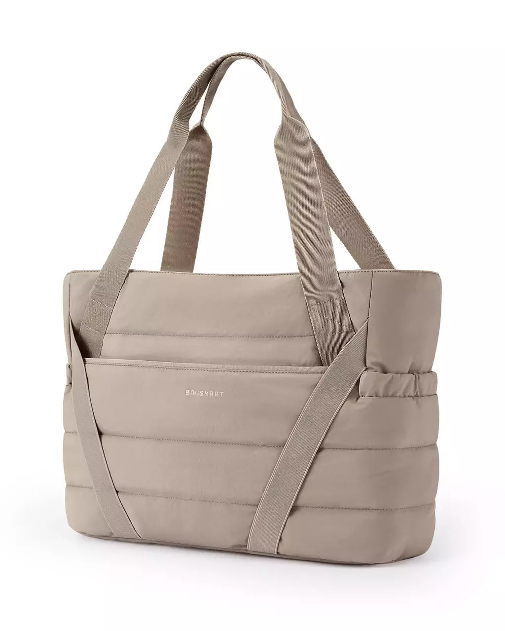 BAGSMART-Sacolas de ginástica esportiva para mulheres, bolsa de ombro de deslocamento, bolsa de bagagem de grande capacidade, lazer simples