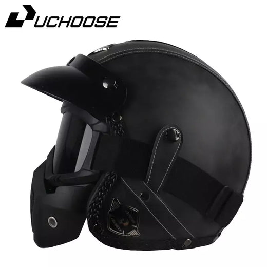 Dot rosto aberto casco moto acessórios da motocicleta dos homens capacetes de moto certificado retro capacete da motocicleta óculos gratuitos