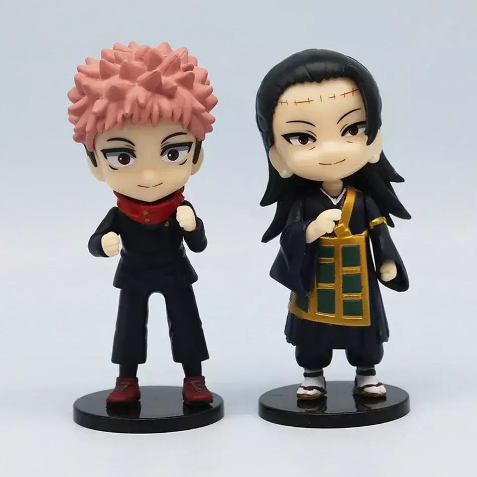 Jujutsu Kaisen Q Posket Figure, Satoru Gojo, Itadori Yuji, Geto Suguru, Nobara Megumi, Enfeites de Personagem, 9cm