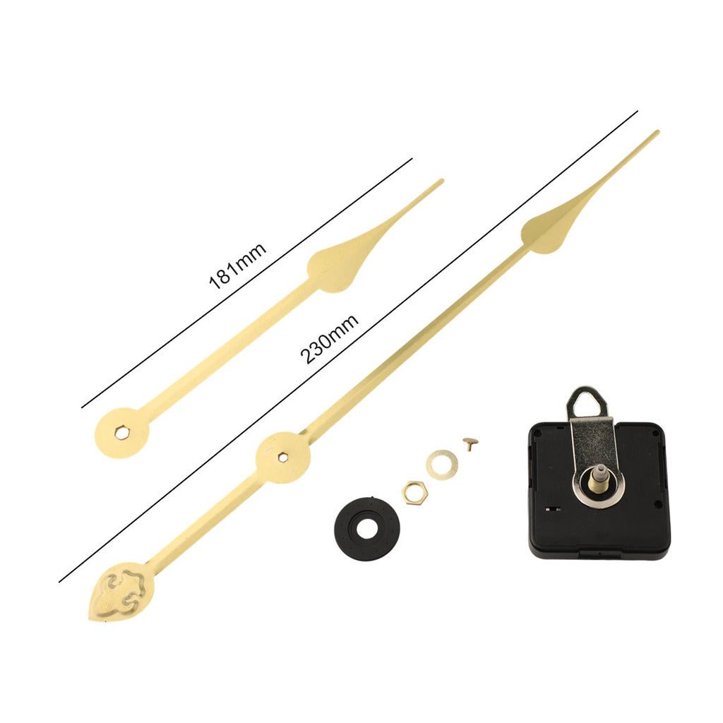 Mecanismo de relógio de parede, peças do mecanismo de movimento de parede, estilo simples, movimento para reparo, relógio diy, substituição de quartzo