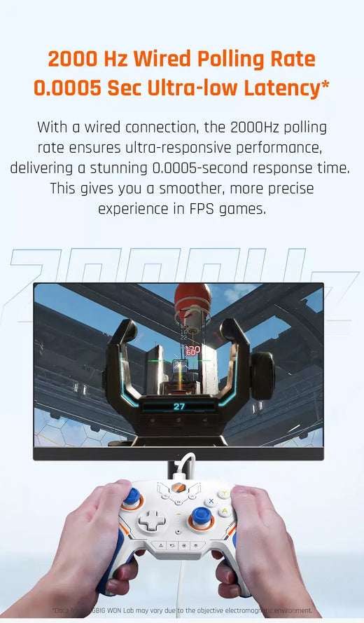 BIGBIG Won Blitz 2 Pro Starburst Wireless Gamepad Filme de carbono / Edição TMR para Switch / PC / ios / Android