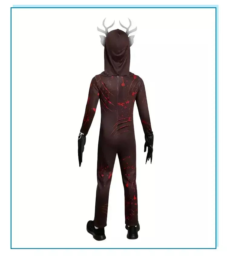 99 noites na floresta veados crianças cosplay traje animal veado coruja cosplay macacão trajes de festa de halloween para adultos crianças