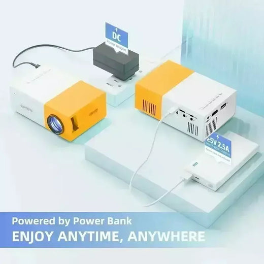 Russmr novo yg300 mini projetor led yg300 versão atualizada 1000 lúmen 320x240p hdmi-compatível usb áudio casa media player