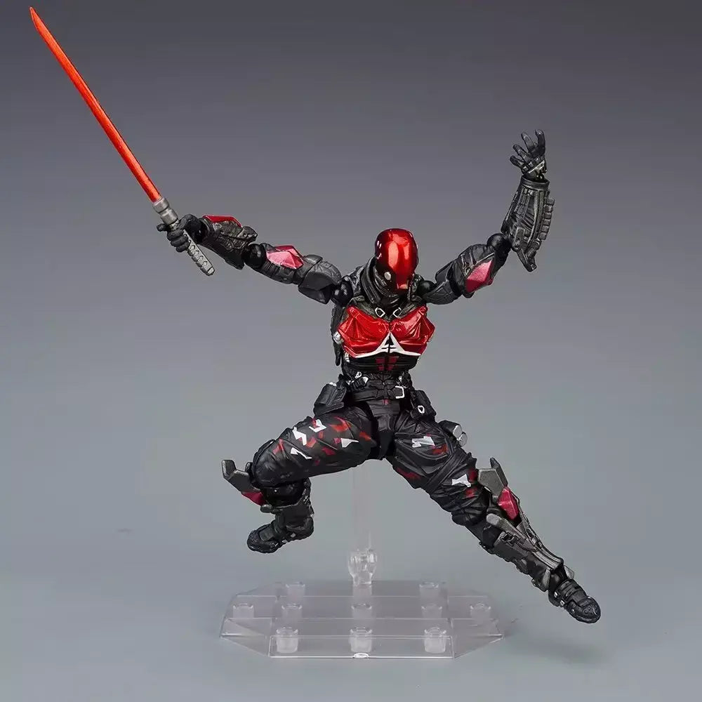 Yamaguchi-Batman Action Figure, Brinquedos em PVC, Modelo Arkham Knight, Articulações Móveis, Conjunto de Presentes, 17cm, 024, 2023