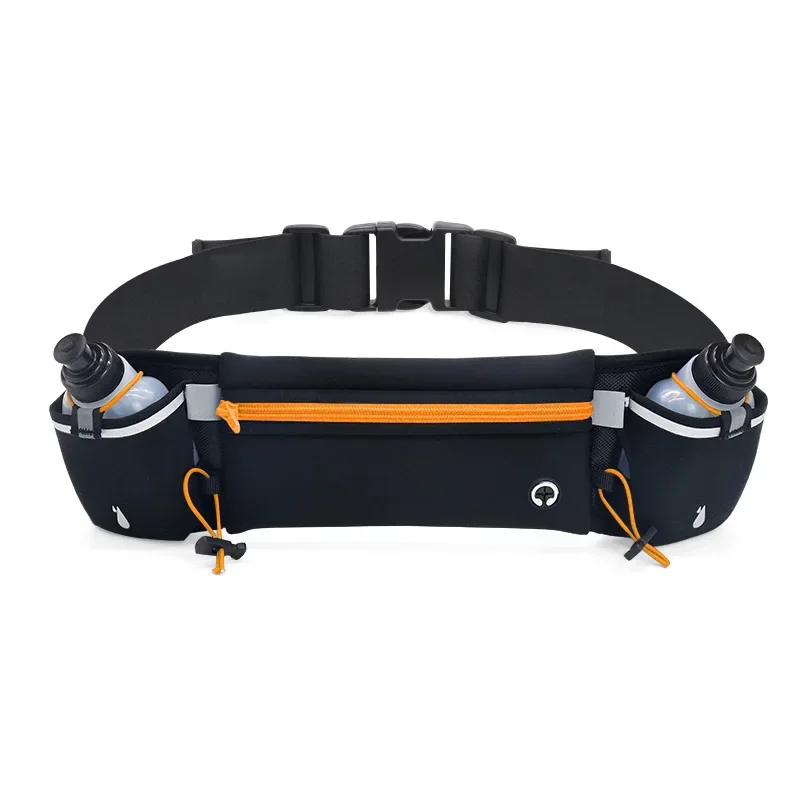 Esportes ao ar livre cintura saco, multifuncional, armazenamento garrafa de água, telefone móvel, maratona, material de nylon, correndo