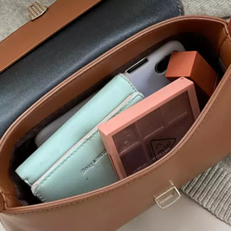 Bolsas Crossbody monocromáticas para mulheres, bolsa de ombro, bolsas axilas, bolsa feminina, marca de luxo, design de moda, 2023