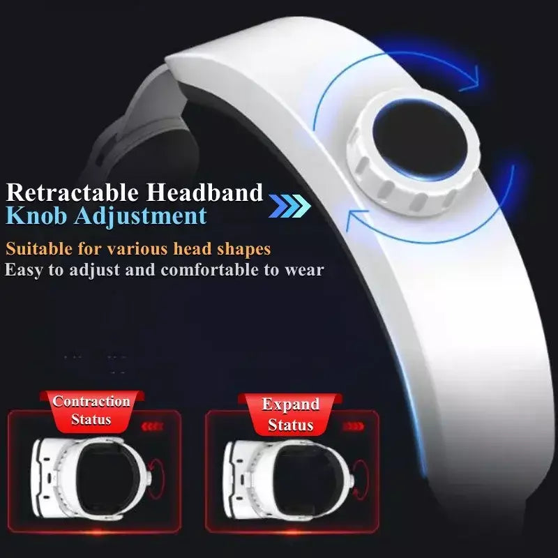 G02ef óculos de realidade virtual vr imax hd 3d óculos google caixa de papelão estéreo vr fone de ouvido para ios android telefone, suporte gamepad