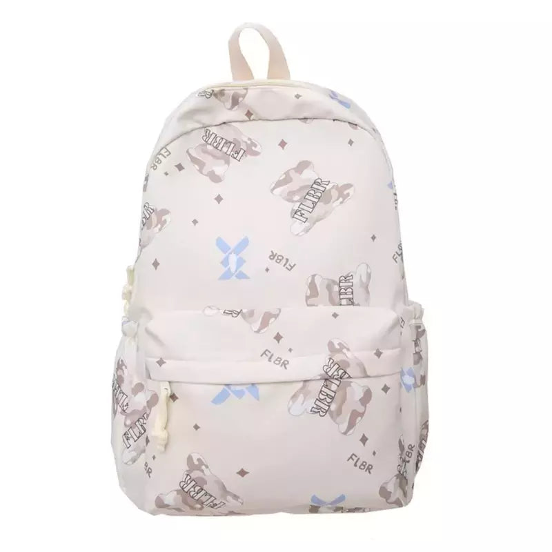 Mochila viagem para mulheres meninas mochila capacidade mochila escolar mochila adorável com estampa urso