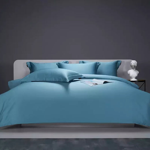 Twin único duplo rainha rei conjunto de cama cor sólida 1000tc algodão egípcio conjunto capa edredão folha lençol fronhas