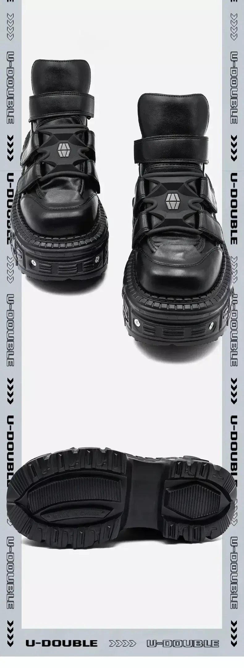 2025 novo estilo punk sapatos femininos rendas altura do salto 6cm sapatos de plataforma mulher decoração de metal mulher tênis gótico tornozelo botas de rock