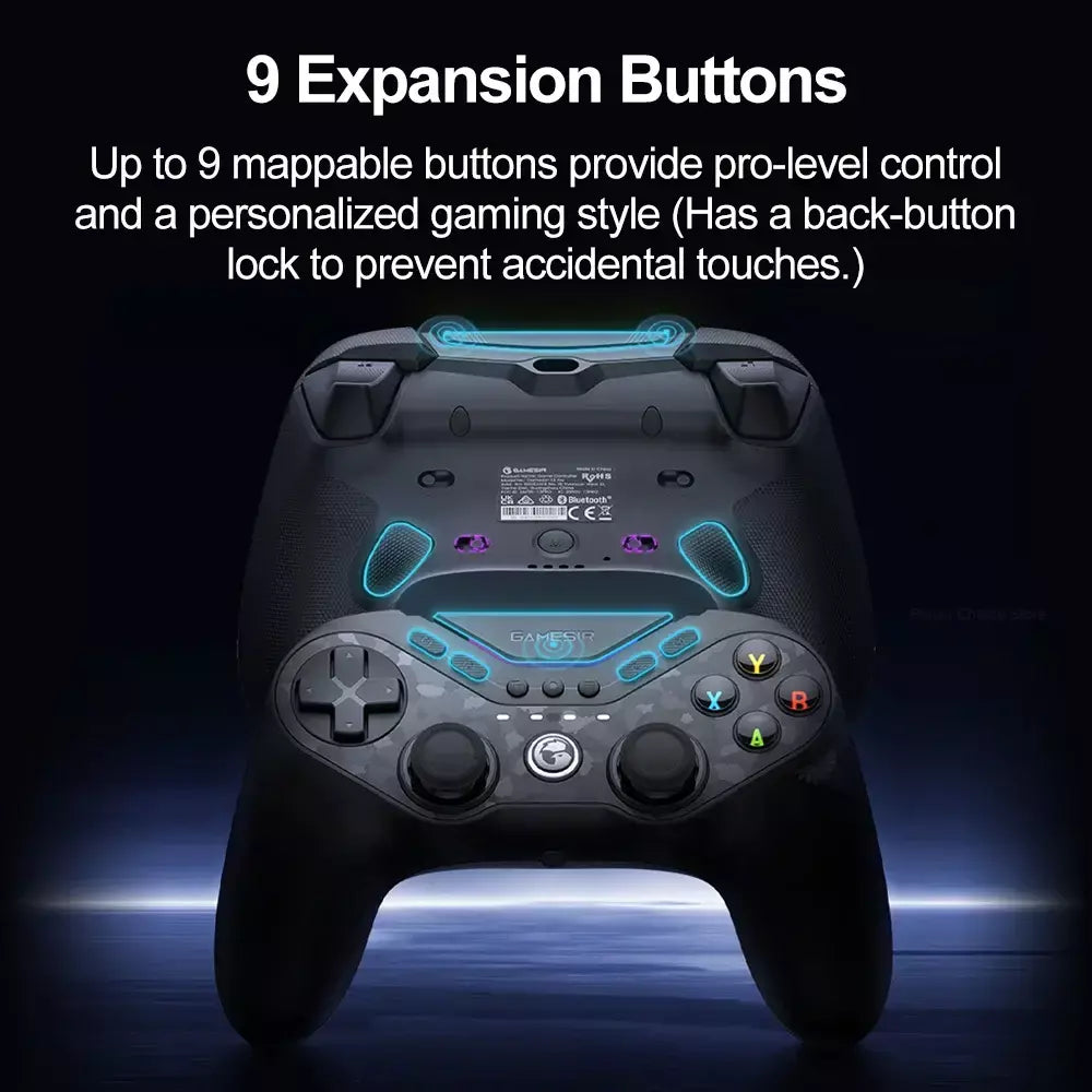 GameSir Tarantula Pro Gamepads PC para Nintendo Switch 2 Switch Android iOS TMR Hall varas NFC 6 eixos Giroscópio 9 Botão programável