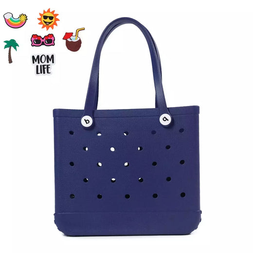 EVA sacola de praia impermeável para mulheres, bolsa de grande capacidade, bolsa de ombro grande, moda feminina