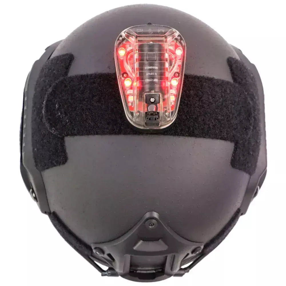 BOOIU-LED Luz de sinal do capacete tático, lanterna para esporte ao ar livre, estroboscópio IR, luz de sinal para sobrevivência, IFF
