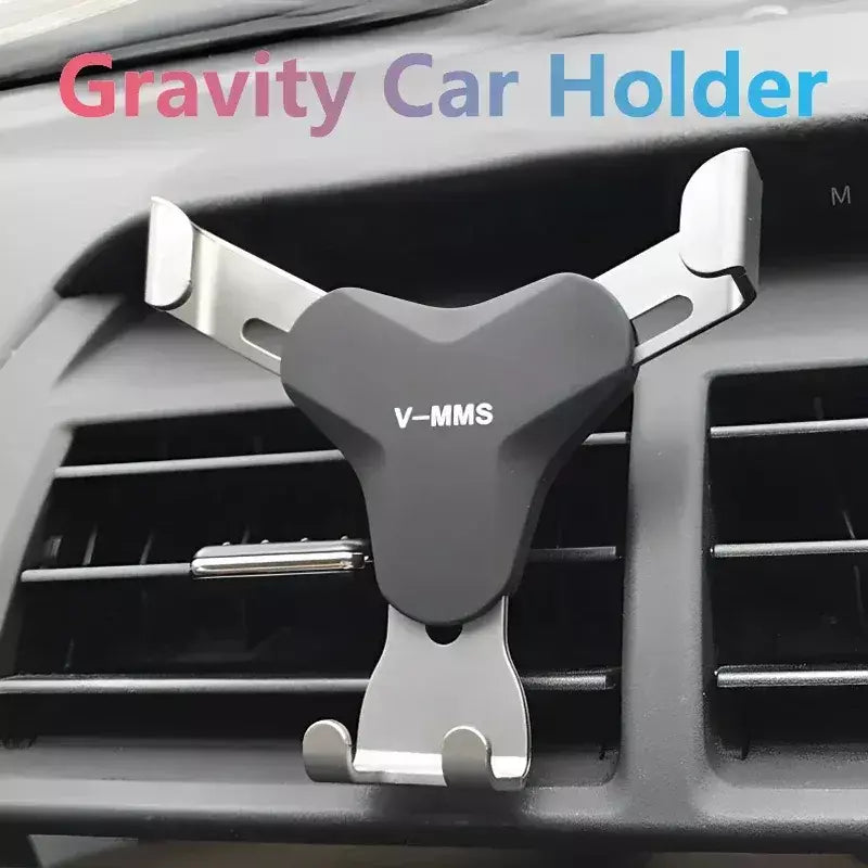 Suporte de carro de gravidade, clipe de montagem de ventilação de ar automático, suporte de celular sem gps magnético, suporte de telefone móvel para iphone 14 xiaomi samsung