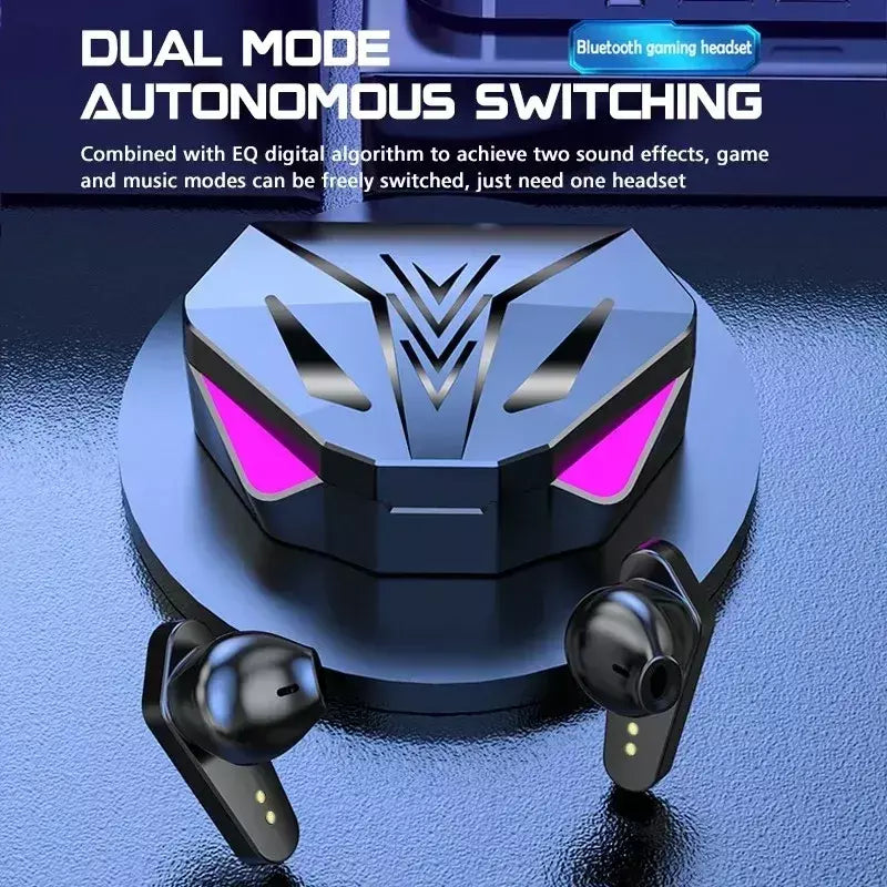 Fone de ouvido sem fio Bluetooth X15 TWS, 65ms Earbud de baixa latência, Gaming Headset, Gamer com microfone para Xiaomi e iPhone