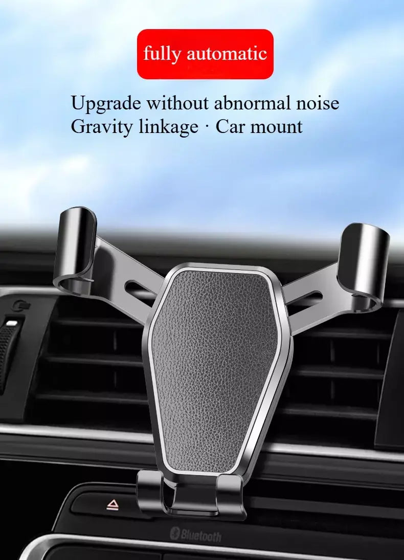 Suporte universal de gravidade para celular, clipe de ventilação de ar para carro, suporte para celular, suporte gps para iphone e samsung