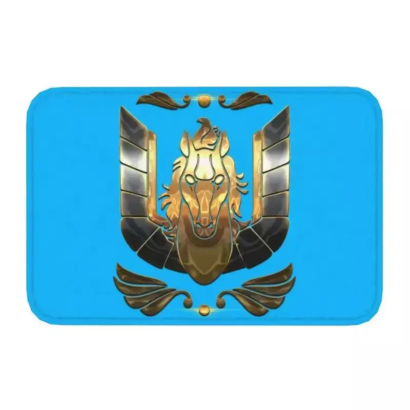 Personalizado cavaleiros do zodíaco saint seiya pegasus fantasia capacho tapete antiderrapante banheiro cozinha garagem tapete 40*60cm