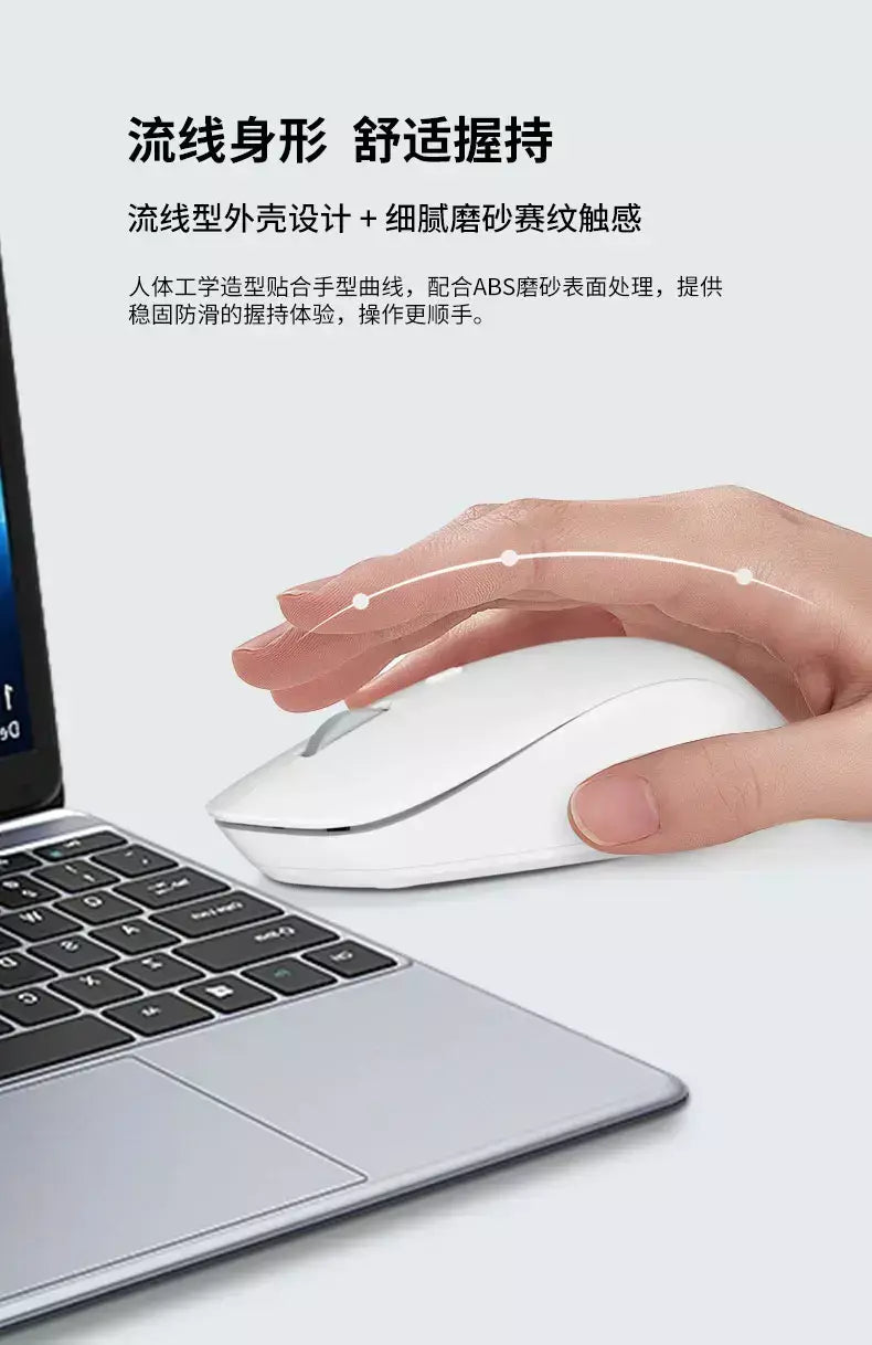Mouse sem fio Lenovo Business Office Mouse silencioso Design ergonômico compatível com múltiplas plataformas Conexão 2,4g, fonte de alimentação de bateria seca de 1,5V, o produto não inclui baterias