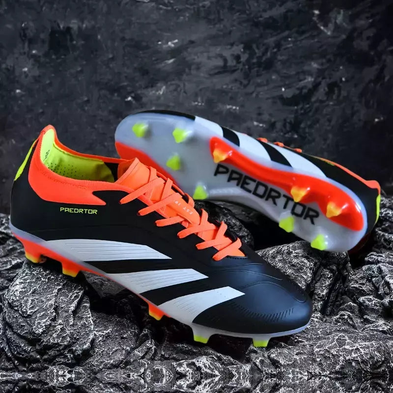 Botas de futebol unissex masculinas, chuteiras de futebol, partida de treino de alta qualidade, ultraleves, antiderrapantes, leves, ao ar livre, botas