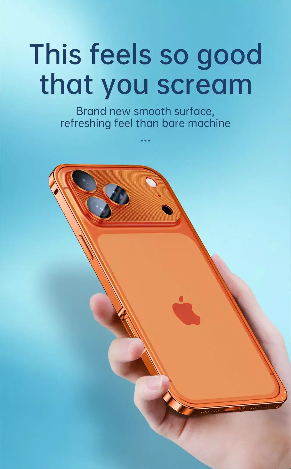 Aviação liga de alumínio quadro pára-choques caso do telefone para iphone 17 16 15 14 13 12 promax lente metal dissipação calor capa à prova de choque