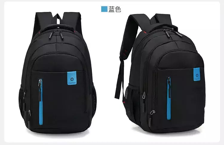 Mochila Oxford Business impermeável para homens e mulheres, bolsa para computador, mochila de viagem casual, mochila escolar luminosa, nova