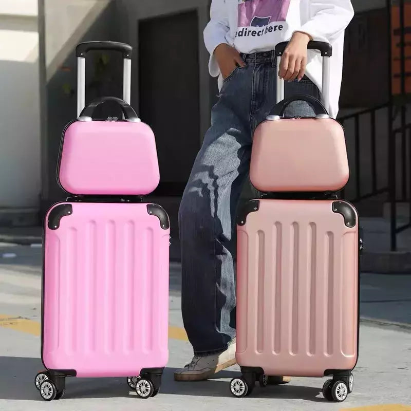 Conjunto de malas rolantes e bolsas de viagem com rodas giratórias 20 '' maleta de bagagem com carrinho de cabine grande capacidade