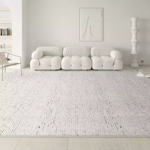 Minimalista Cream Lounge Carpet, confortável tapete macio, antiderrapante, máquina lavável, decoração de casa, sala de estar, grande área