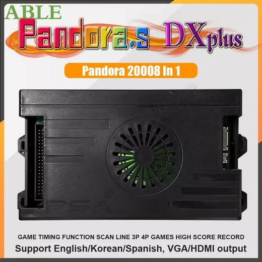 Pandora saga box dx plus 20008 em 1 kit diy 5pin joystick estilo happ botão de pressão arcade game console gabinete para máquina bartop