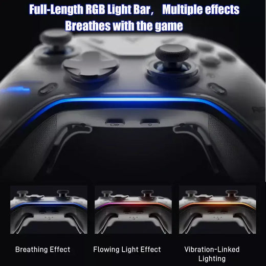 Flydigi apex 5 controlador gamepad sem fio gamepad para pc/switch/telefone/tv/tablet computador, doca de carregamento com tela rgb legal