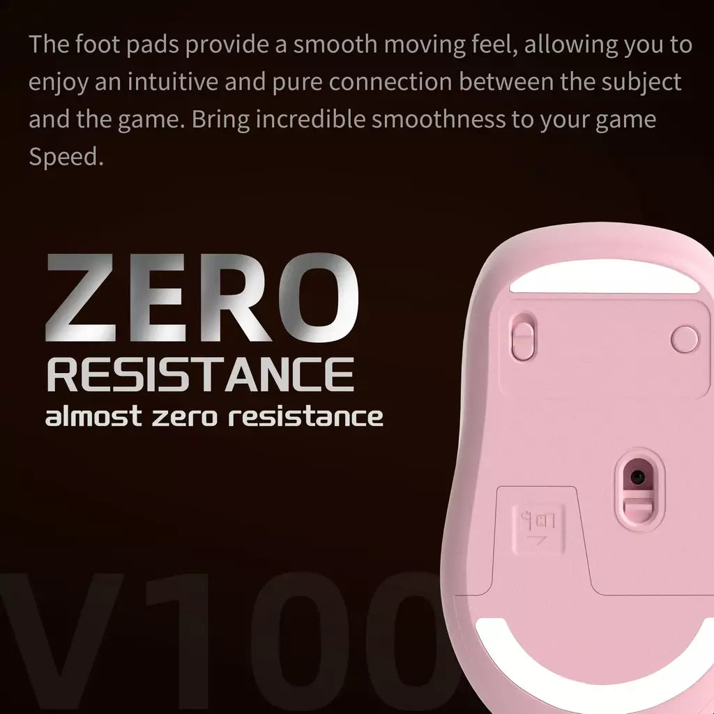 Mouse sem fio MageGee com conexão USB de 2,4 GHz, hibernação automática para economia de energia, adequado para jogos, escritório, laptop, desktop