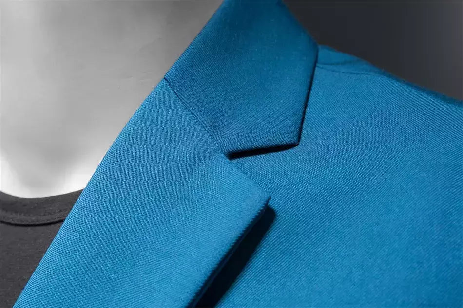 Blazer Casual de Negócios Masculino, Jaqueta Monocromática, Casacos Oversize, Smoking Masculino, Roupas de Marca, Roupas de Trabalho, Plus Size M-6XL