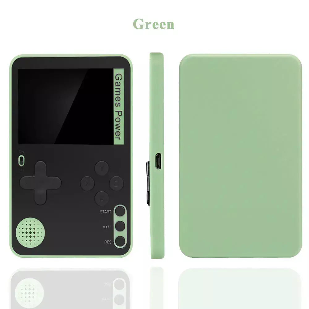 Console de jogos portátil 500 jogos clássicos lcd portátil retro vídeo mini console de jogos recarregável ótimo presente para crianças e adultos
