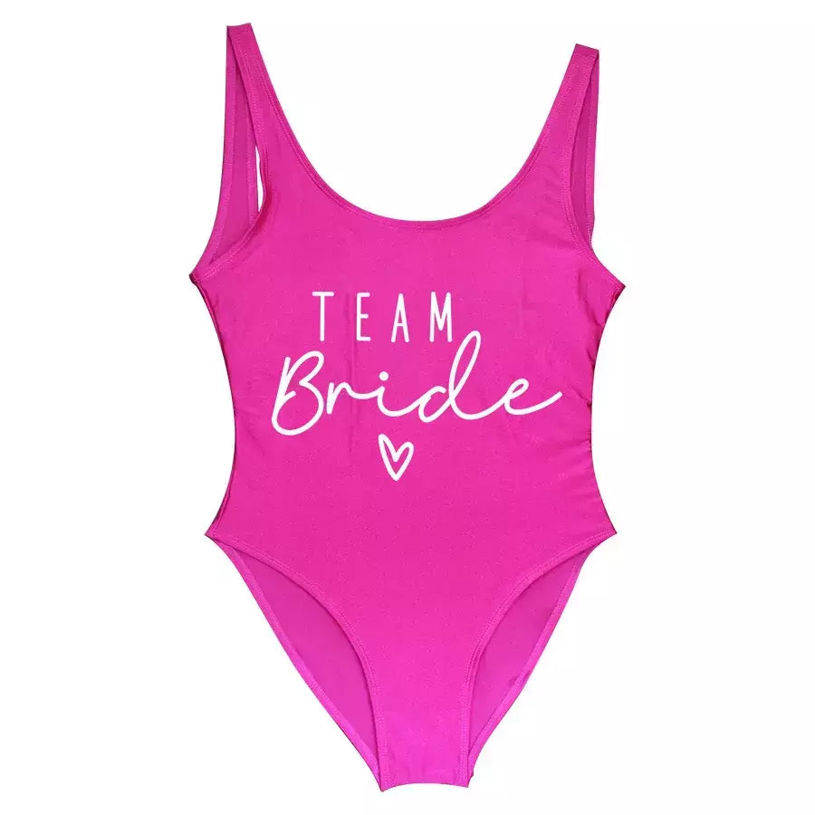 Fato de banho feminino com estampa dourada, squad, festa de solteira, moda praia verão, 1 pc, S a 3XL