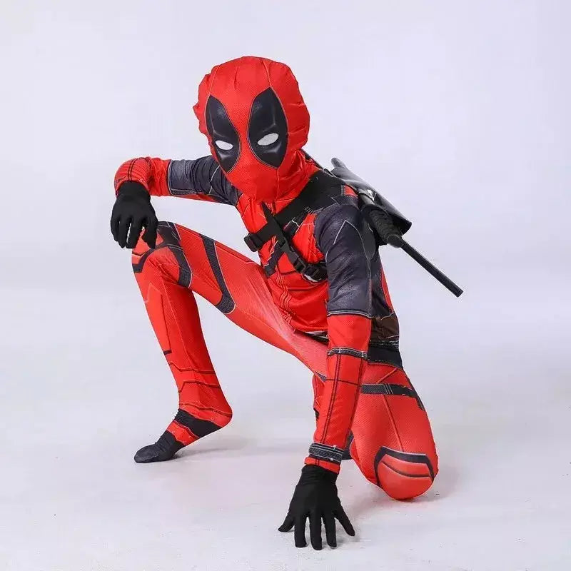 Anime traje crianças cosplay máscara mochila terno macacão super-herói cosplay bodysuit macacão traje de halloween adulto crianças