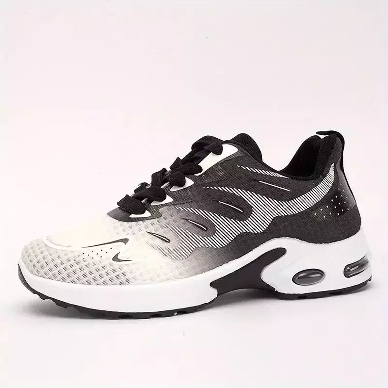Sapatilhas de corrida respirável de cano baixo, sapatos vulcanizados leves, bloqueadores de cores, casuais, elegantes, com alça cruzada, novos