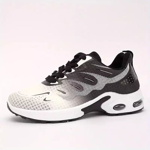 Sapatilhas de corrida respirável de cano baixo, sapatos vulcanizados leves, bloqueadores de cores, casuais, elegantes, com alça cruzada, novos