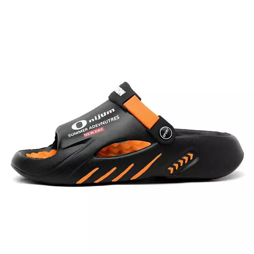 Sandel chinelos de couro genuíno masculino, sandálias casuais, sapatos de verão, slipers, tendência, 2021