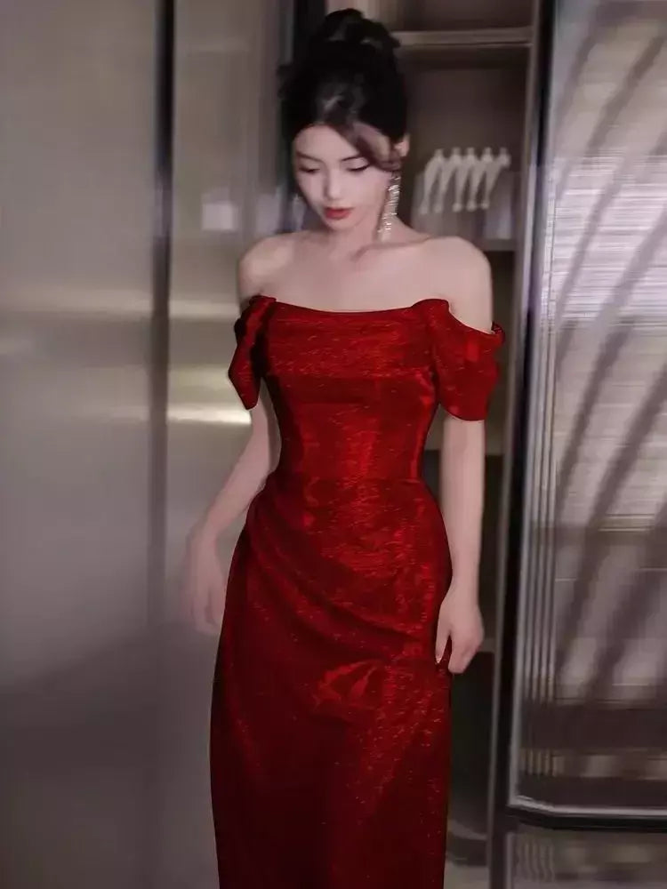 Vestido sereia ruched, lantejoulas sexy sem mangas, rabo de peixe leve, longo, cerimônia do anfitrião, vestido de baile de festa, banquete luxuoso